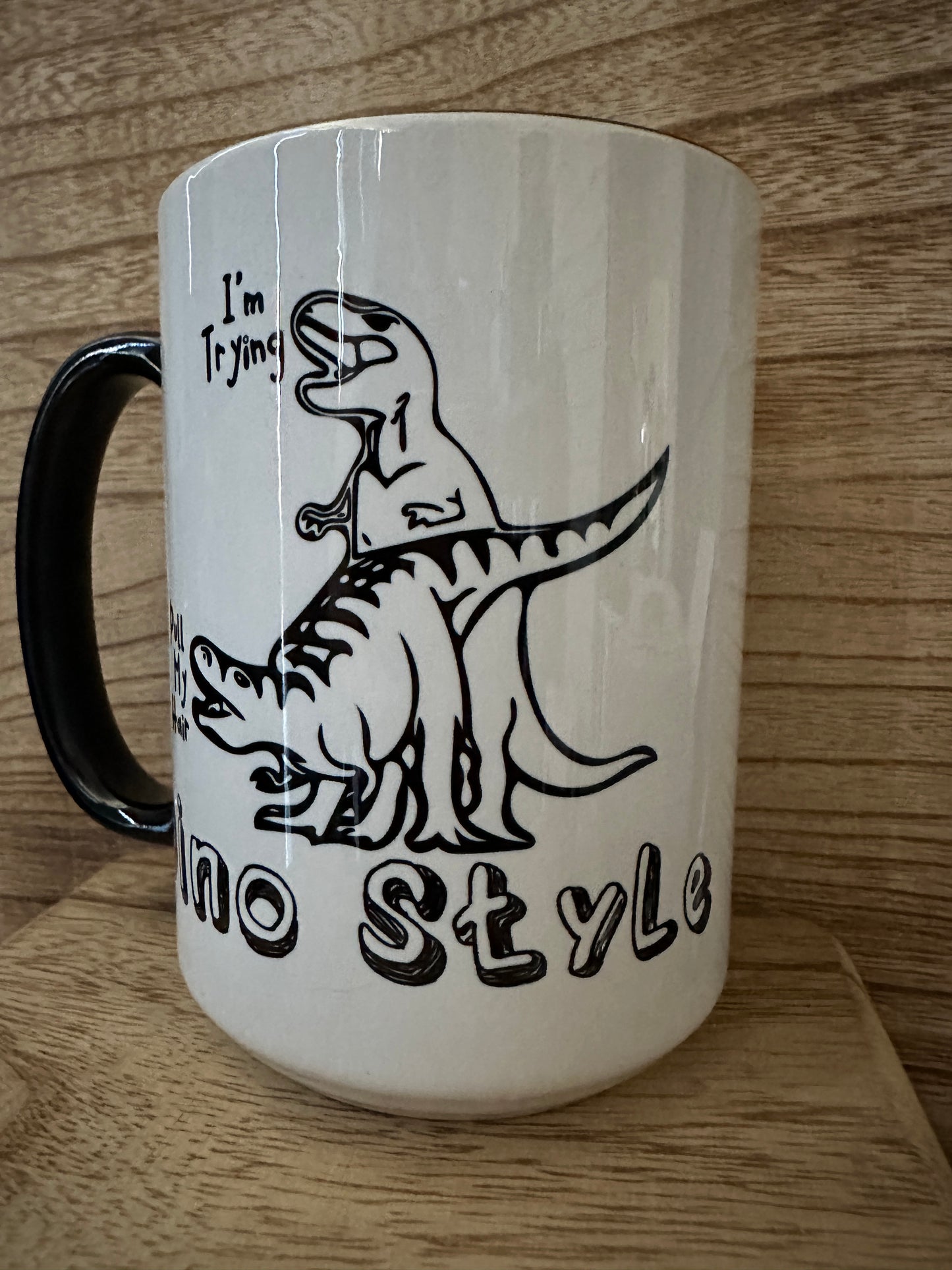 Dino Style 15oz Coffee Mug