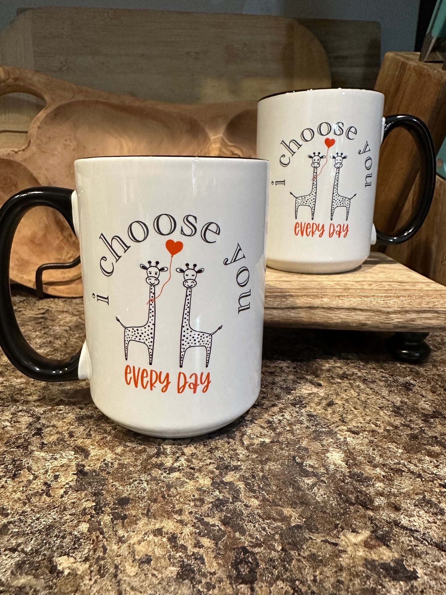 I Choose You - Giraffe Love 15oz mug