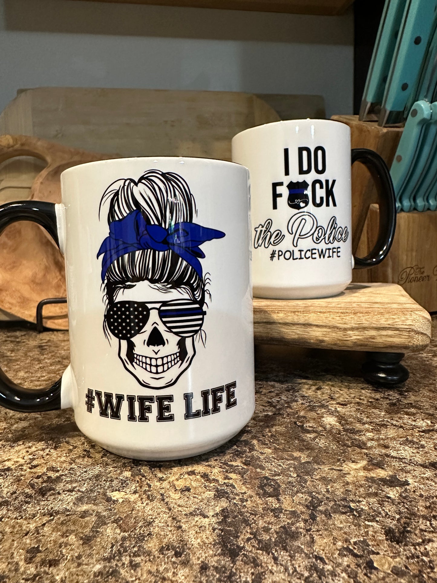 #Wife Life Police Wife 15oz Coffee Cup