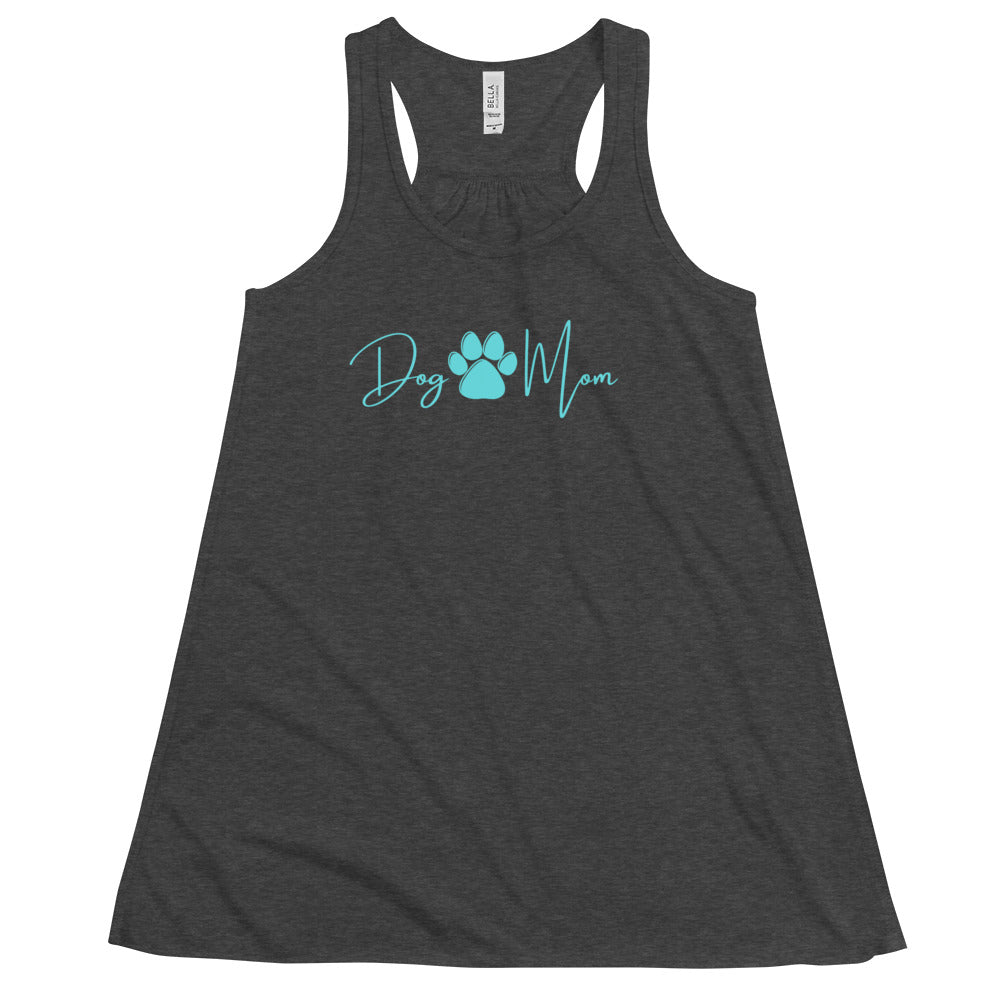 Jessi Blue Dog Mom Women's Flowy Racerback Tank