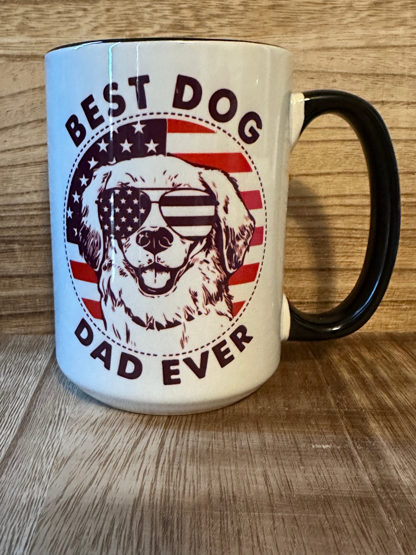 Best Dog Dad Ever 15oz Coffee Cup