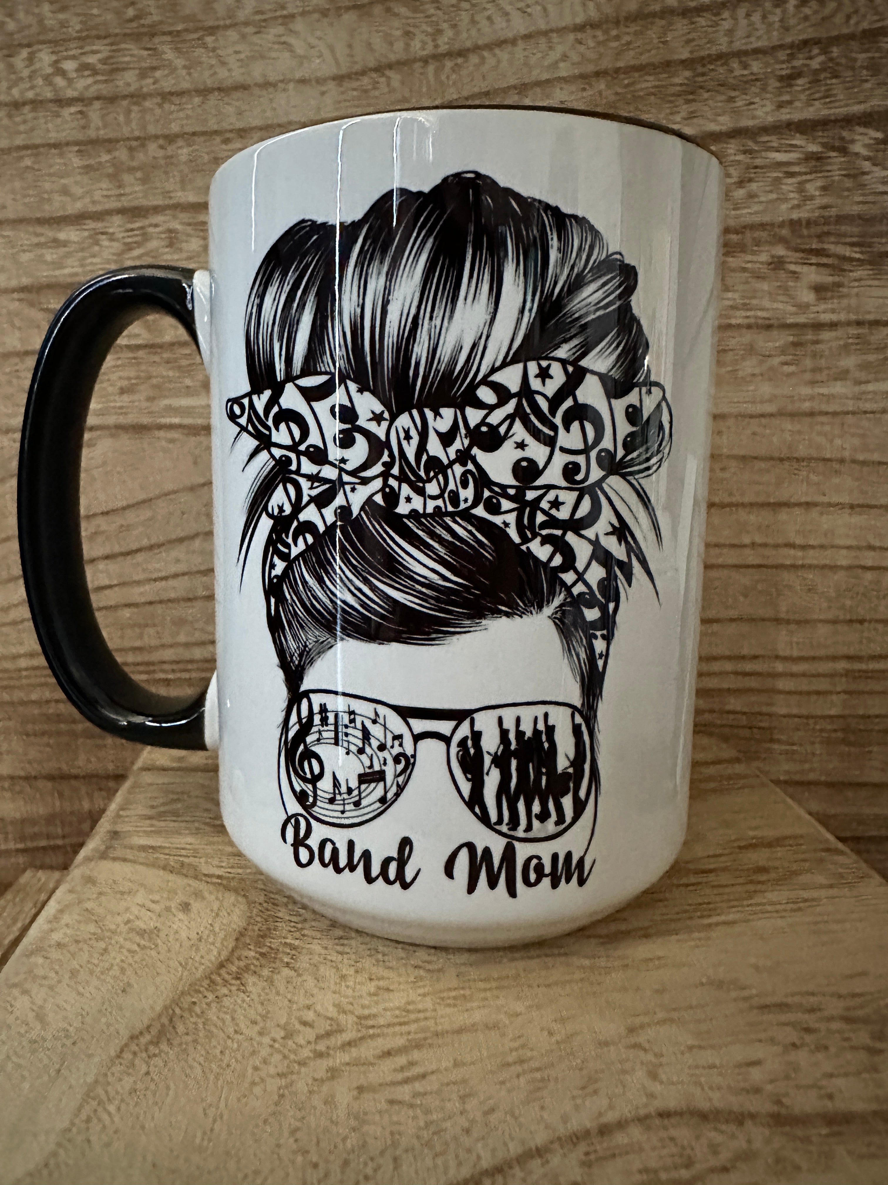 Music Mama Mug with Yellow Accents