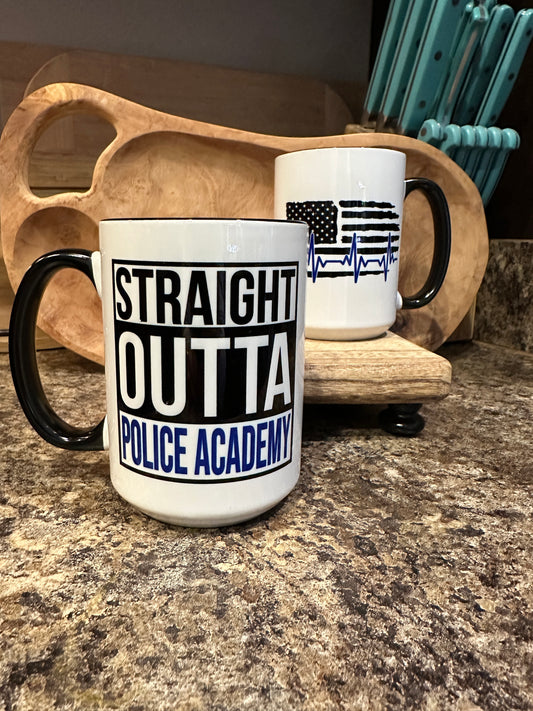 Straight Outta Police Academy 15oz Mug
