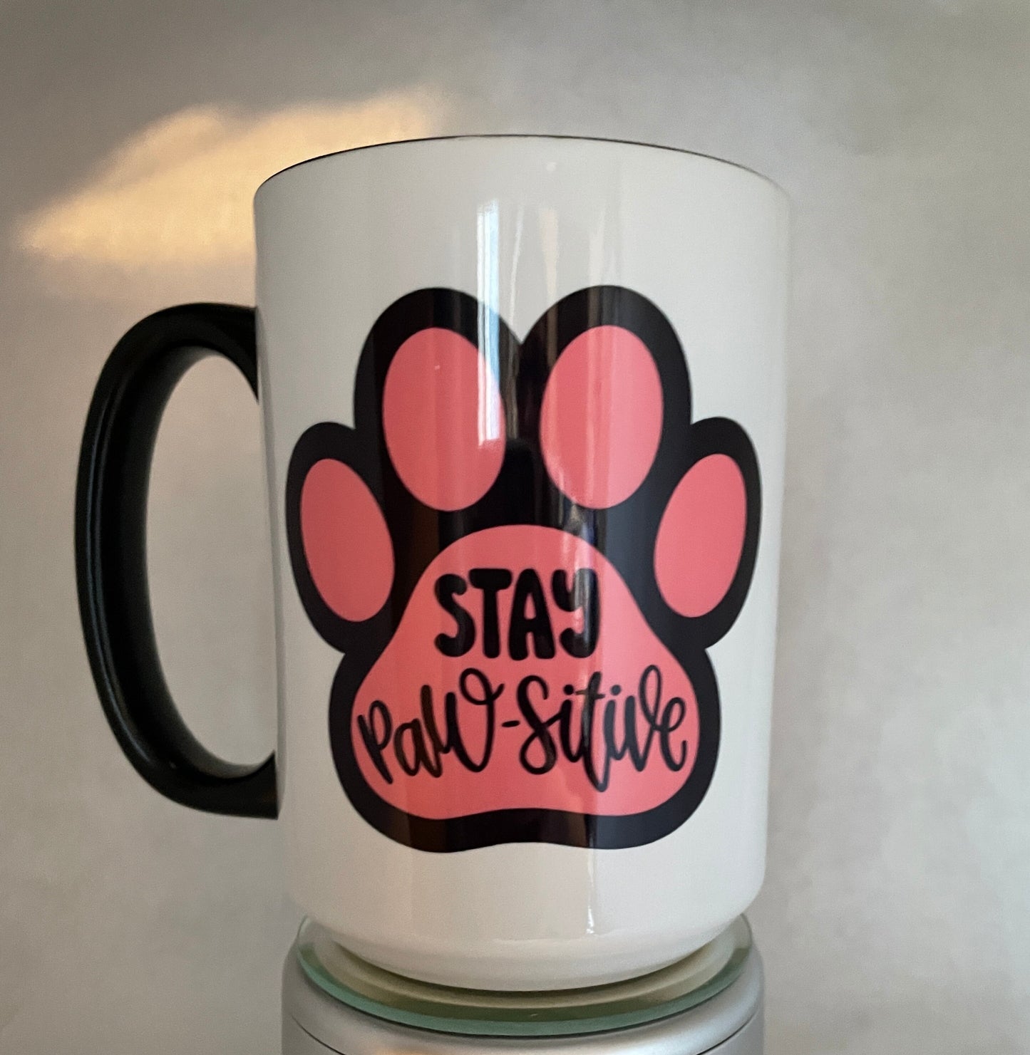Stay Paw-sitive 15oz Mug