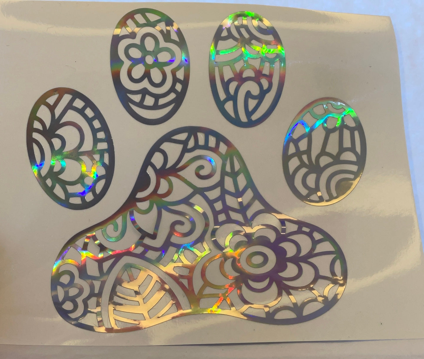 Paw Print Window Decal