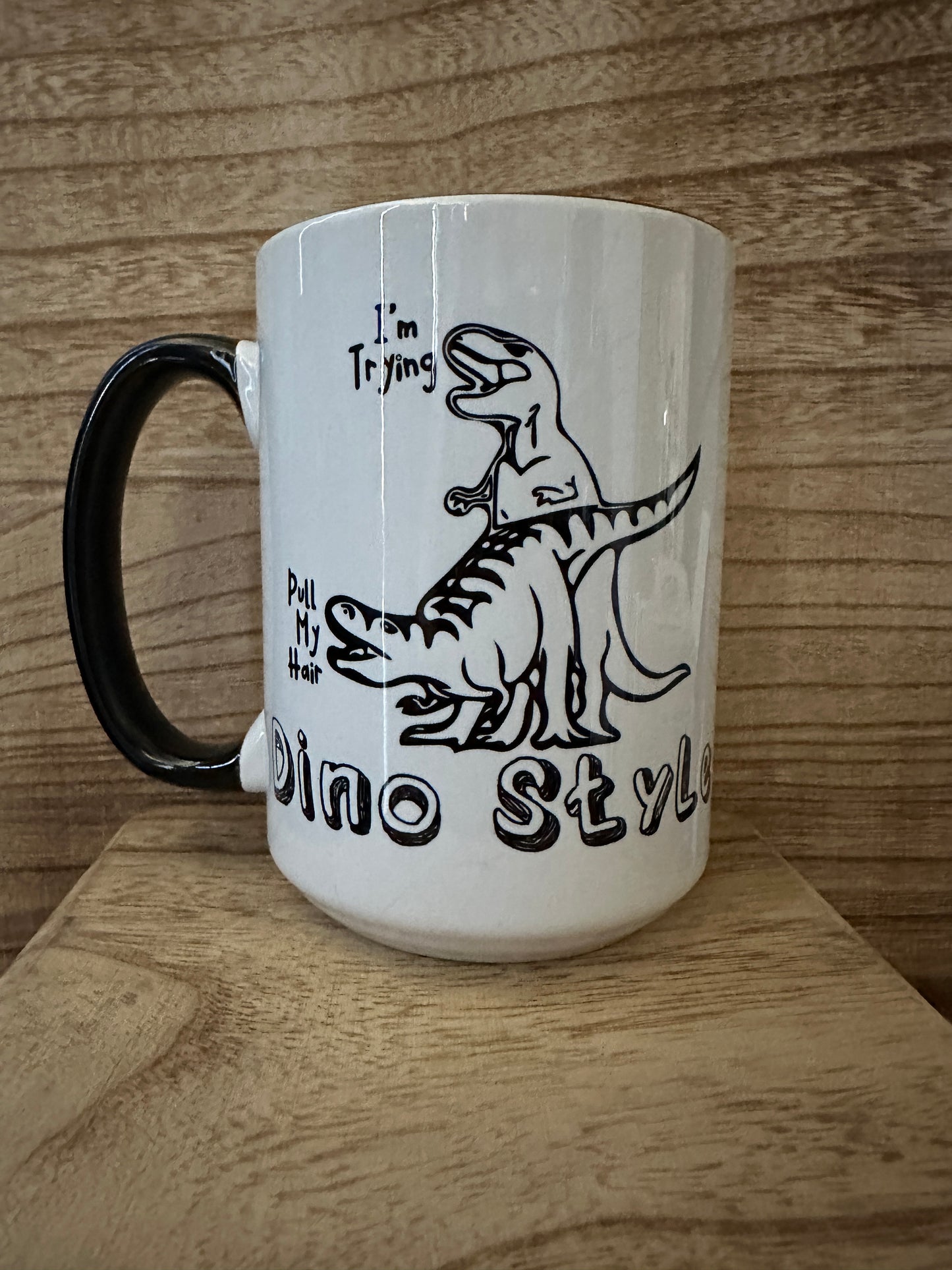 Dino Style 15oz Coffee Mug