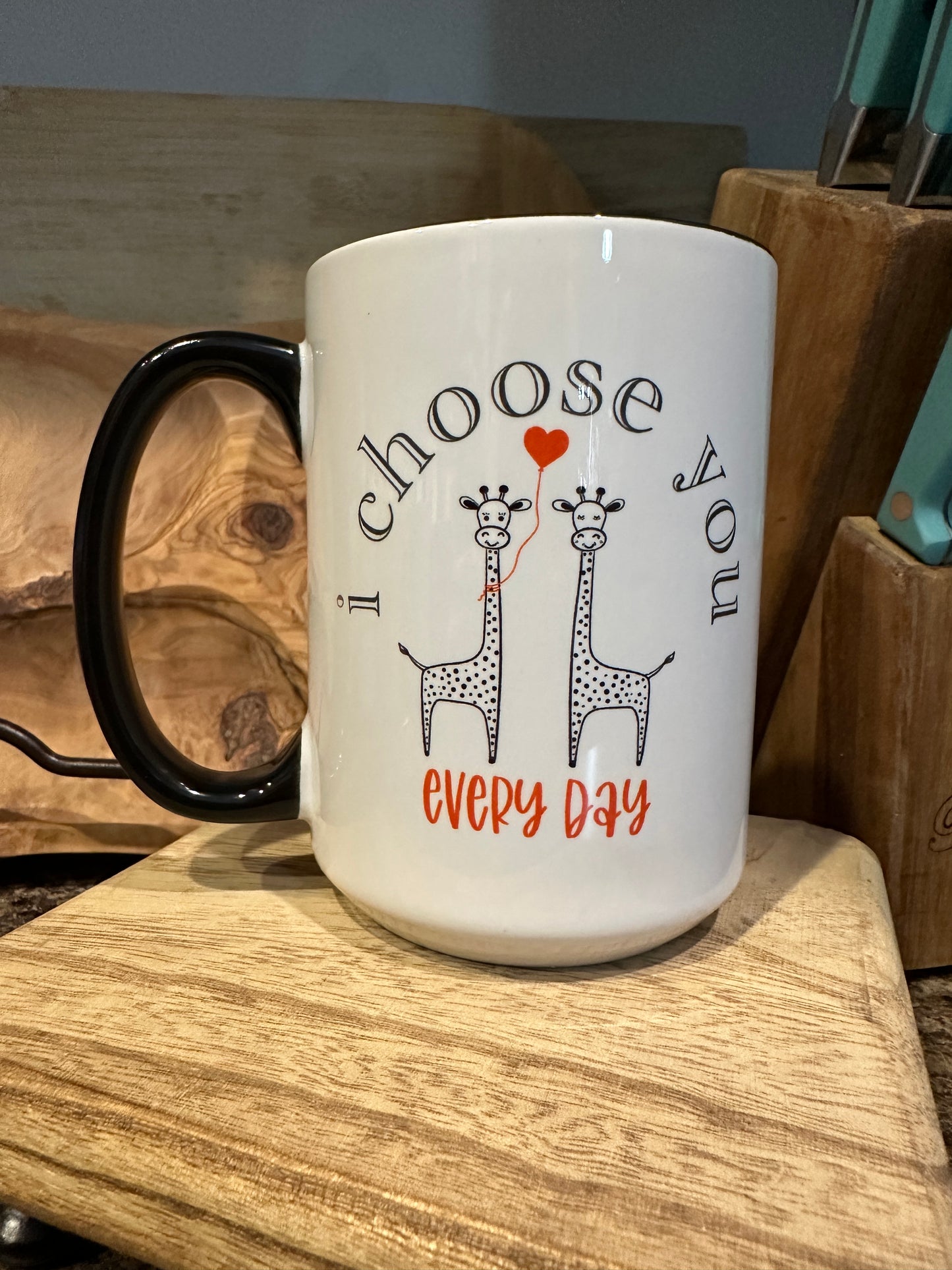 I Choose You - Giraffe Love 15oz mug