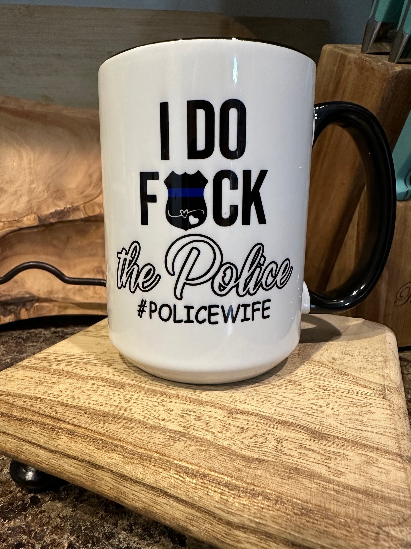 #Wife Life Police Wife 15oz Coffee Cup