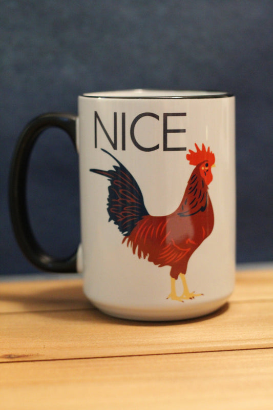 Nice Cock 15oz Coffee Cup
